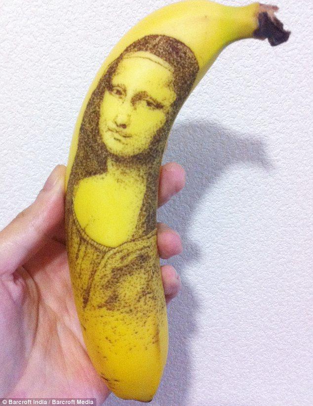 Фотография: Удивительные рисунки на бананах №9 - BigPicture.ru