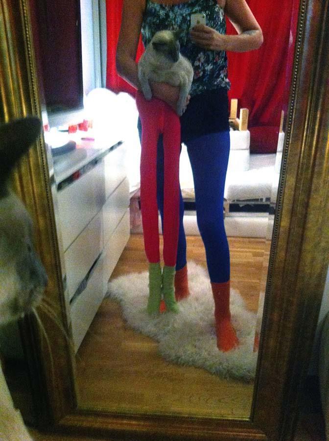 Фотография: Мем: Кошка в колготках №5 - BigPicture.ru