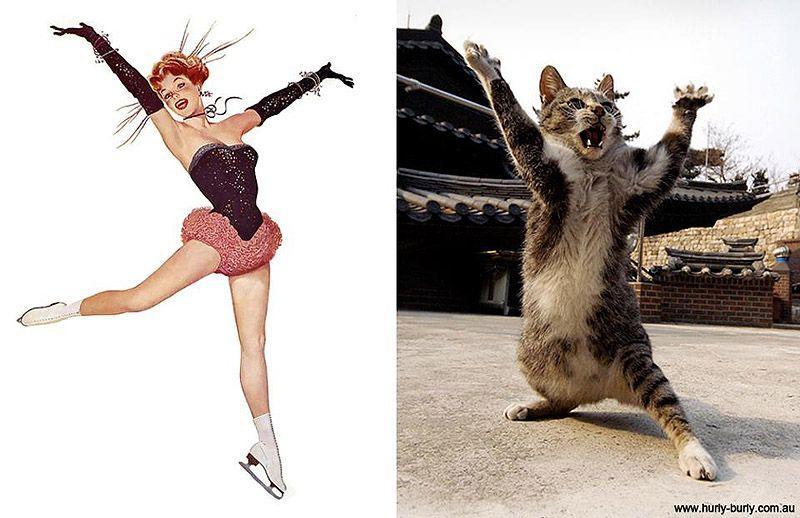 Фотография: Кошки и девушки в стиле пинап №18 - BigPicture.ru