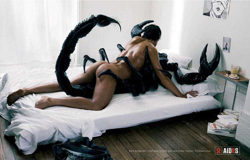 Фотография: 18 шедевров рекламы безопасного секса №5 - BigPicture.ru