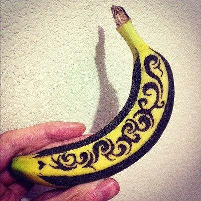 Фотография: Удивительные рисунки на бананах №12 - BigPicture.ru