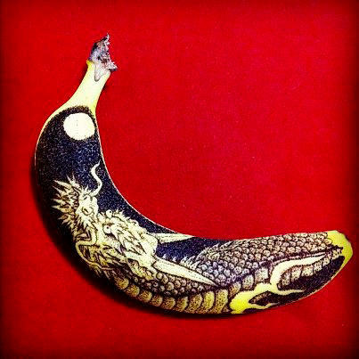 Фотография: Удивительные рисунки на бананах №13 - BigPicture.ru