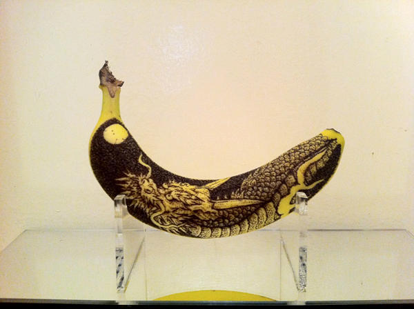 Фотография: Удивительные рисунки на бананах №14 - BigPicture.ru