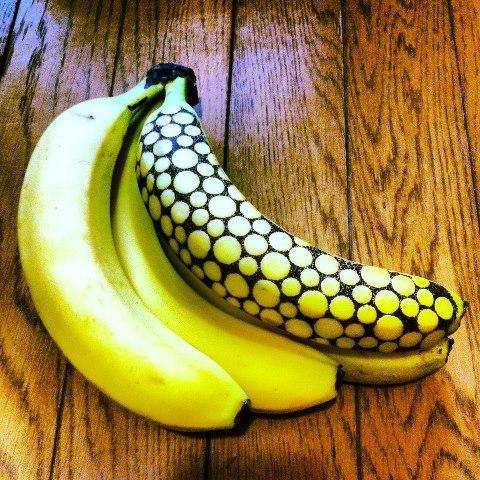 Фотография: Удивительные рисунки на бананах №16 - BigPicture.ru