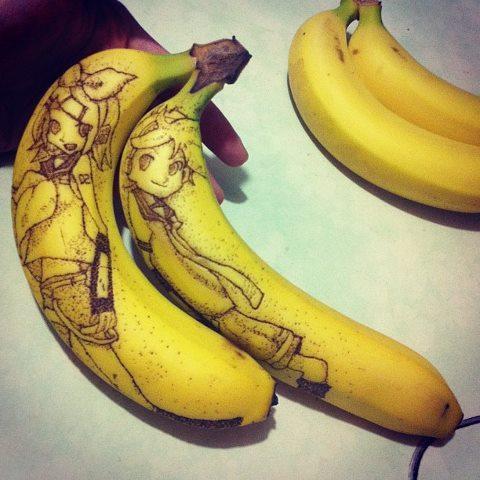 Фотография: Удивительные рисунки на бананах №18 - BigPicture.ru