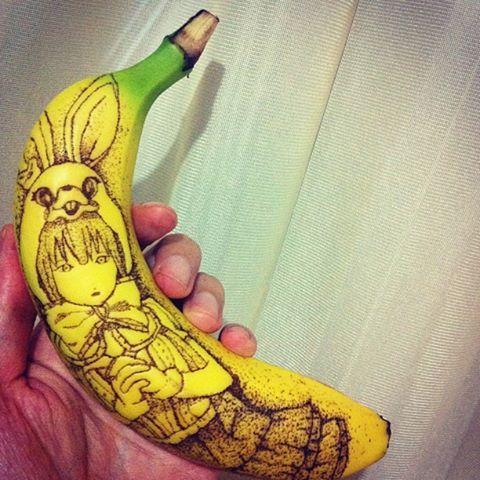 Фотография: Удивительные рисунки на бананах №20 - BigPicture.ru