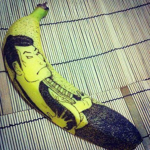 Фотография: Удивительные рисунки на бананах №21 - BigPicture.ru