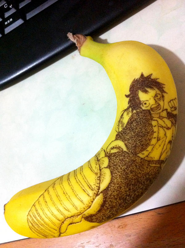 Фотография: Удивительные рисунки на бананах №25 - BigPicture.ru