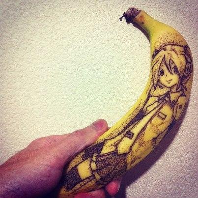 Фотография: Удивительные рисунки на бананах №29 - BigPicture.ru