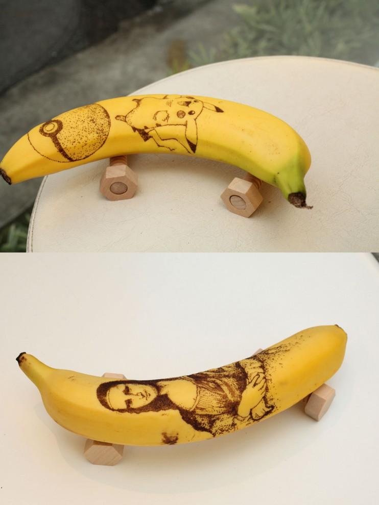 Фотография: Удивительные рисунки на бананах №30 - BigPicture.ru