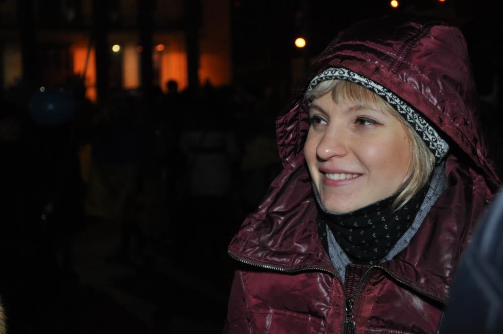 Фотография: Красивые девушки Евромайдана зажигают дух революции №16 - BigPicture.ru
