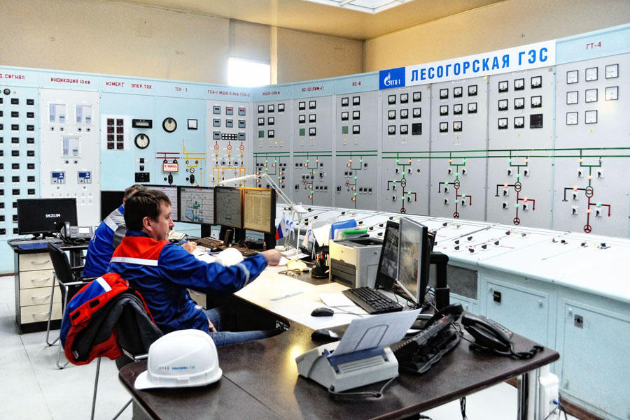 Фотография: Запуск гидроагрегата на Лесогорской ГЭС №6 - BigPicture.ru