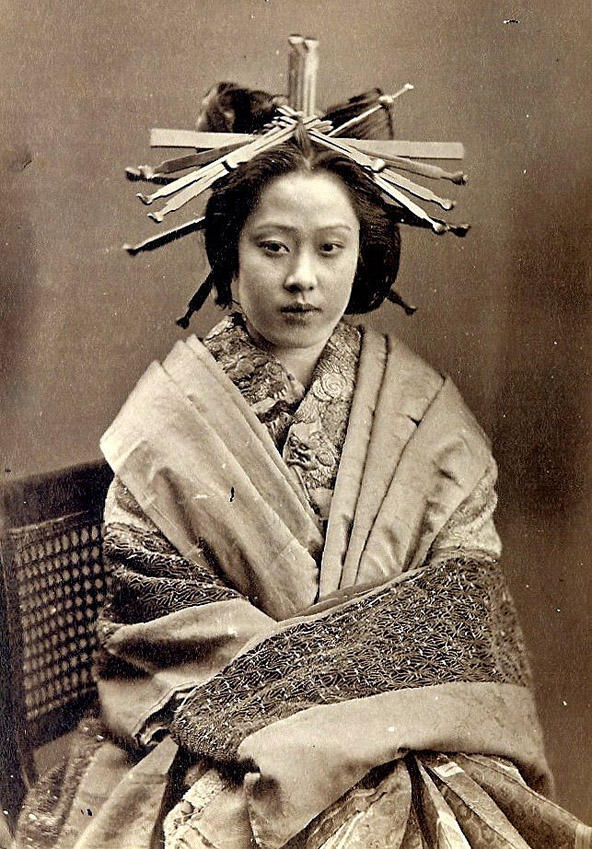 Фотография: Проститутки Японии XIX века №2 - BigPicture.ru