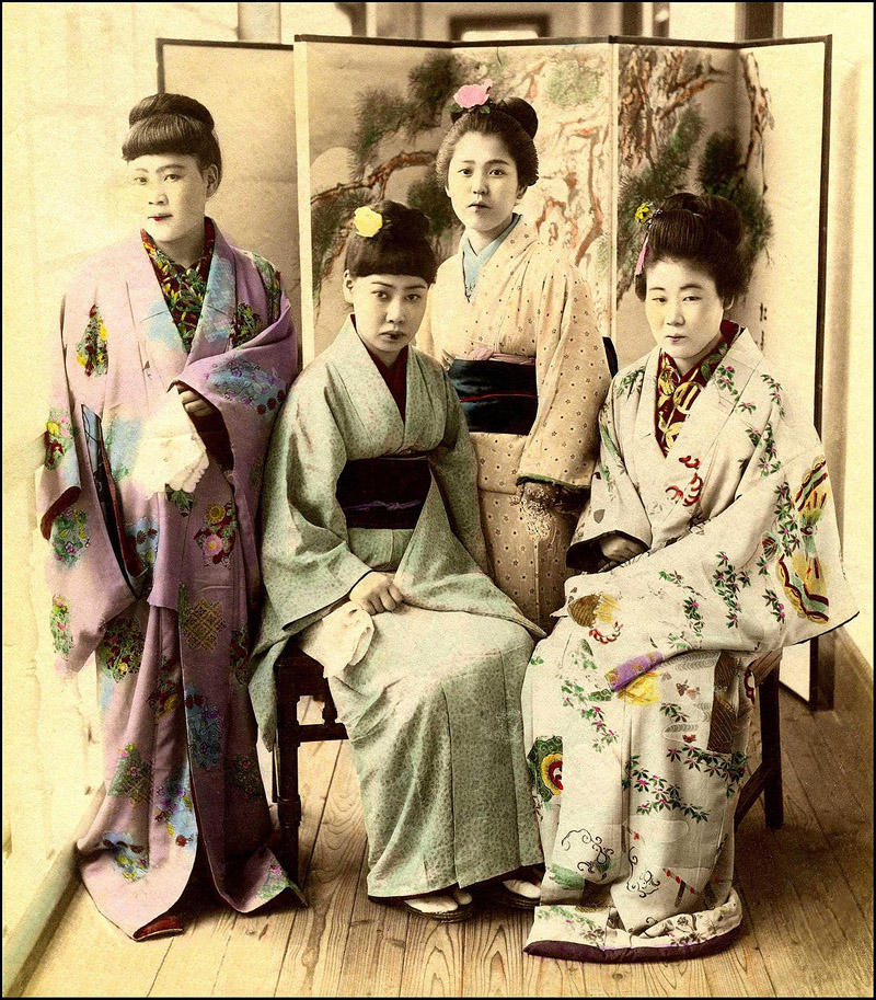 Фотография: Проститутки Японии XIX века №22 - BigPicture.ru