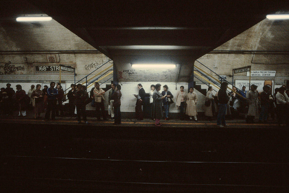 Фотография: Метрополитен и пассажиры Нью-Йорка в 1981 году №3 - BigPicture.ru
