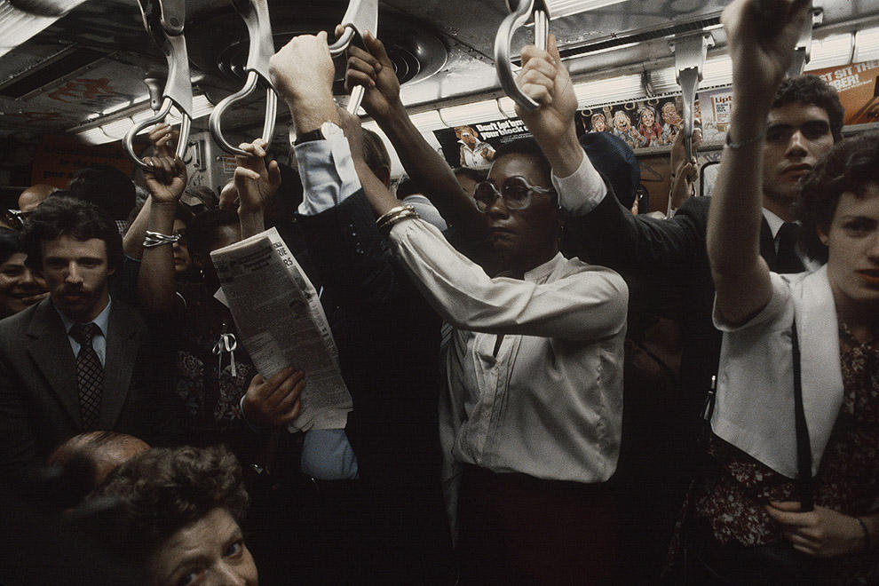 Фотография: Метрополитен и пассажиры Нью-Йорка в 1981 году №13 - BigPicture.ru
