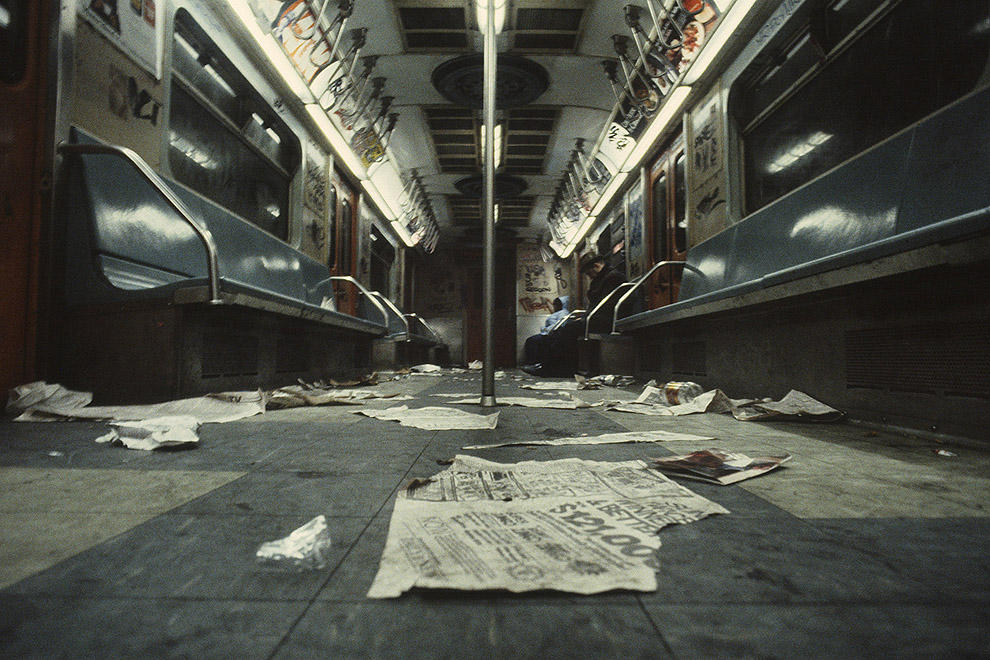 Фотография: Метрополитен и пассажиры Нью-Йорка в 1981 году №16 - BigPicture.ru