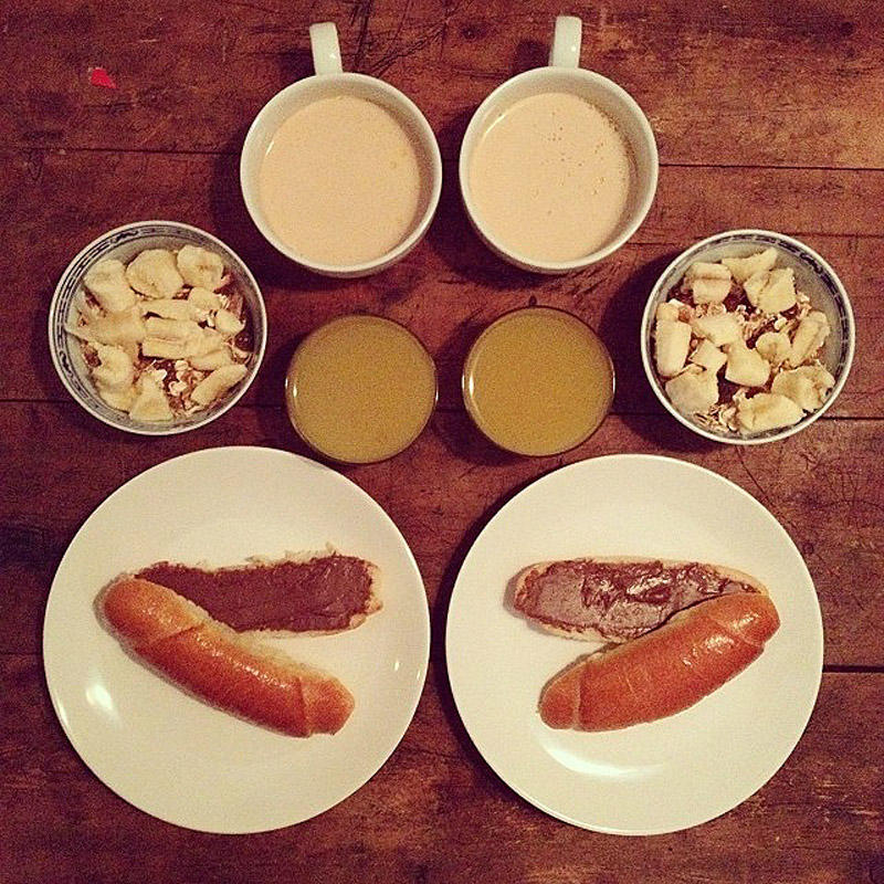 Фотография: Симметричные завтраки в Instagram №4 - BigPicture.ru