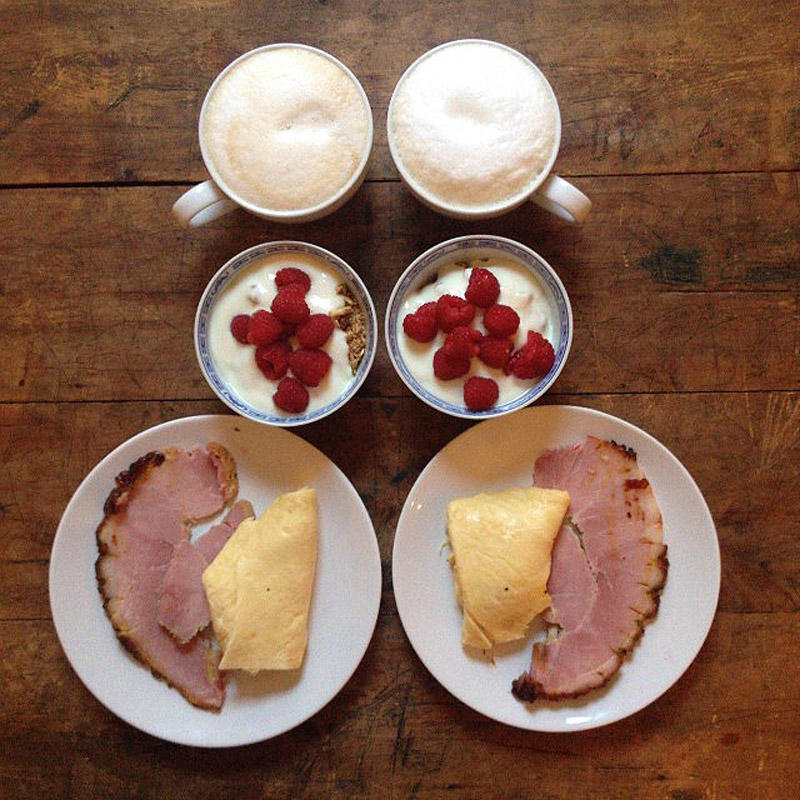 Фотография: Симметричные завтраки в Instagram №8 - BigPicture.ru