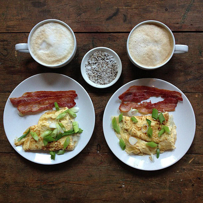 Фотография: Симметричные завтраки в Instagram №11 - BigPicture.ru