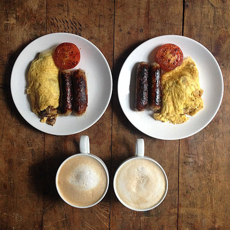 Фотография: Симметричные завтраки в Instagram №15 - BigPicture.ru
