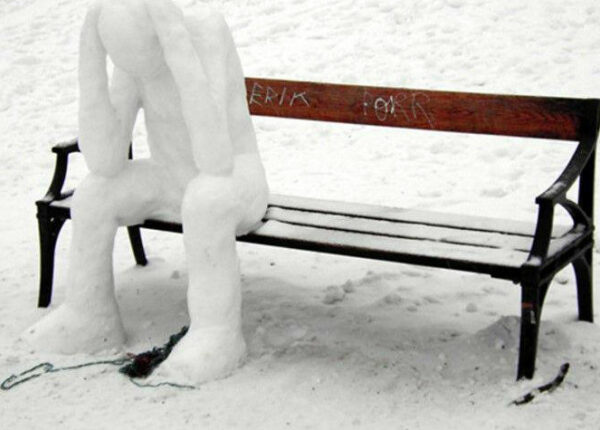 20 примеров того, что еще, кроме снеговика, можно слепить из снега