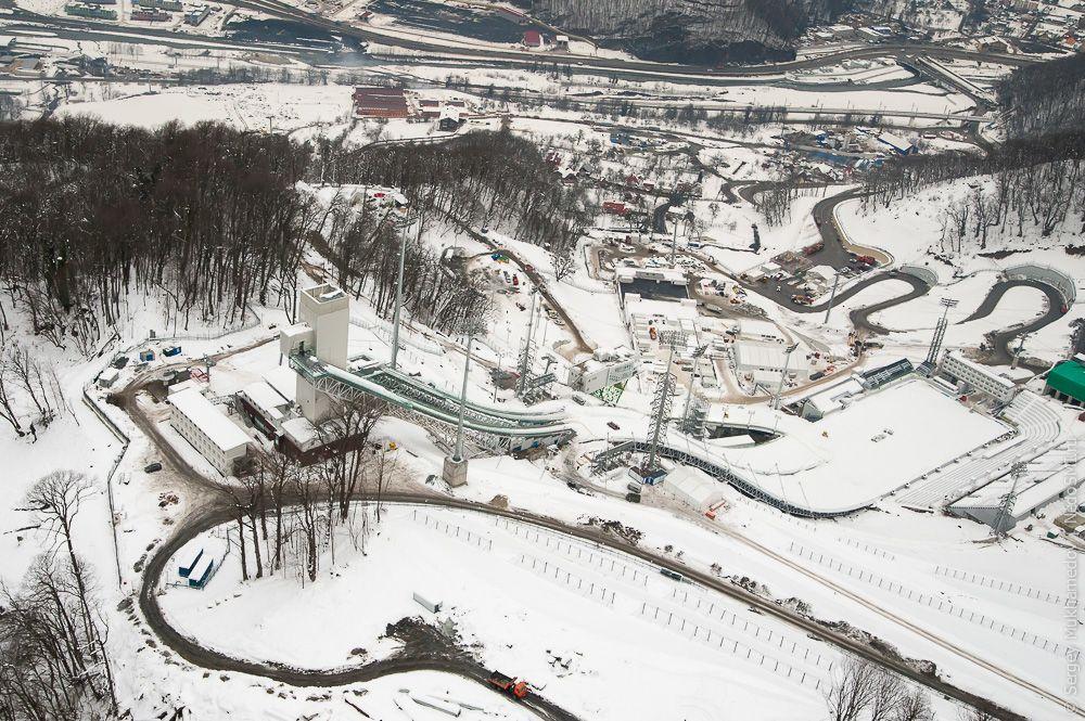 Фотография: Как выглядят Олимпийские объекты с воздуха №8 - BigPicture.ru