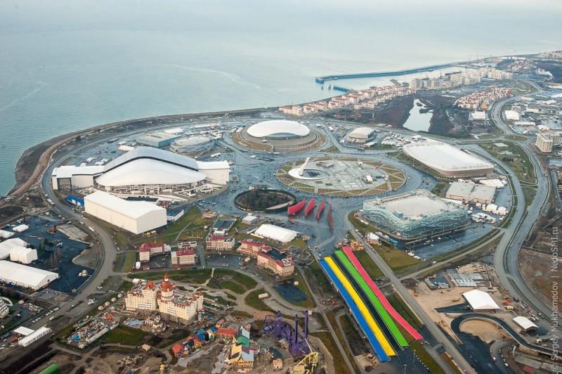 Фотография: Как выглядят Олимпийские объекты с воздуха №1 - BigPicture.ru