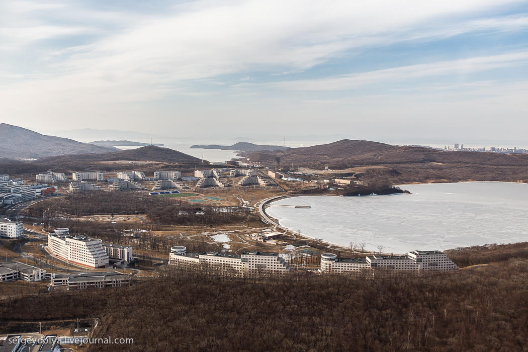 Фотография: Владивосток, Русский остров и побережье с вертолета №5 - BigPicture.ru