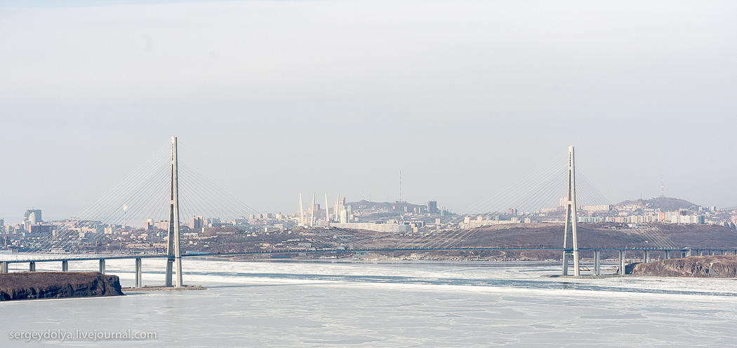 Фотография: Владивосток, Русский остров и побережье с вертолета №14 - BigPicture.ru