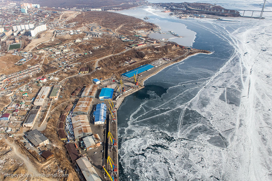 Фотография: Владивосток, Русский остров и побережье с вертолета №20 - BigPicture.ru