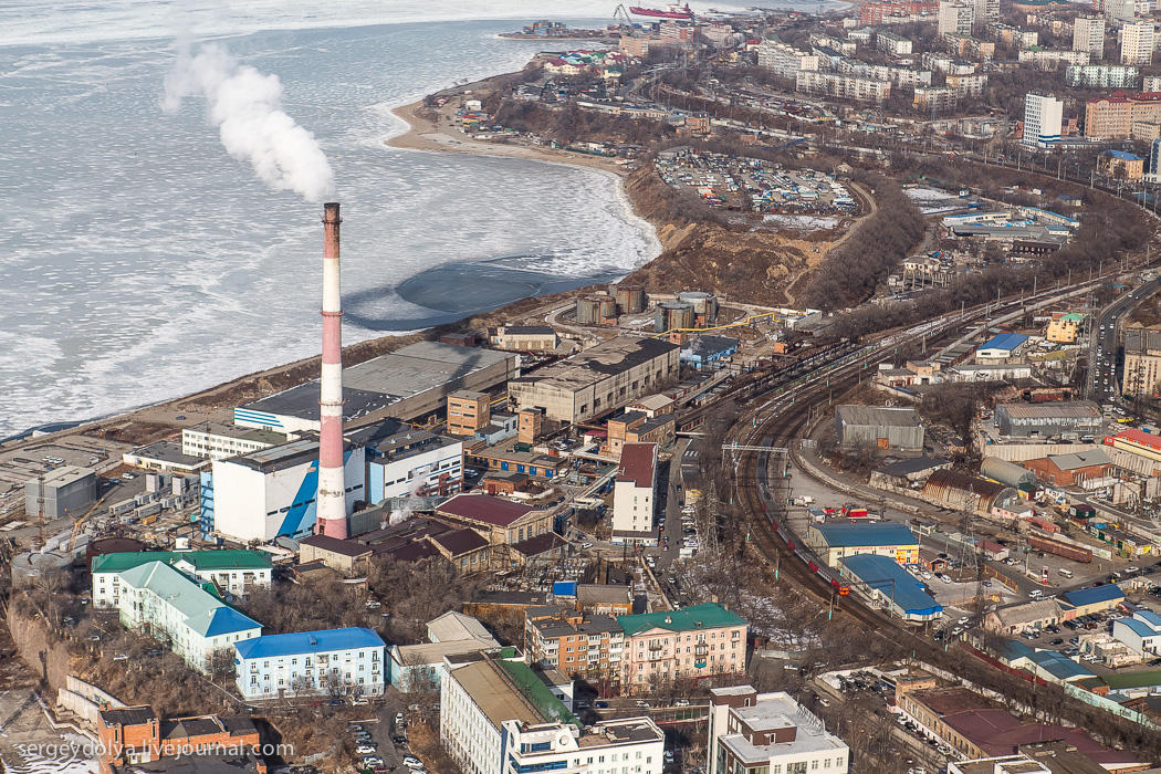 Фотография: Владивосток, Русский остров и побережье с вертолета №22 - BigPicture.ru