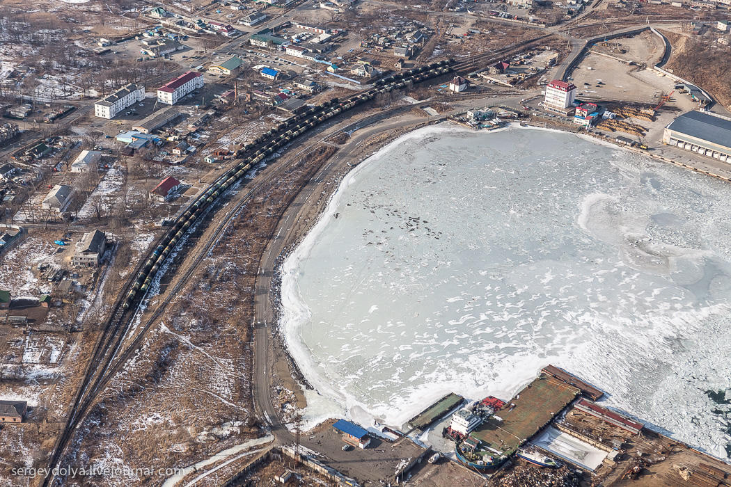 Фотография: Владивосток, Русский остров и побережье с вертолета №29 - BigPicture.ru