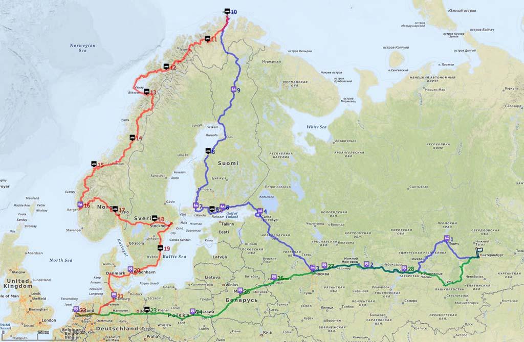 Фотография: 15 тысяч км по Скандинавии и северной Европе на авто (Часть 1) №3 - BigPicture.ru