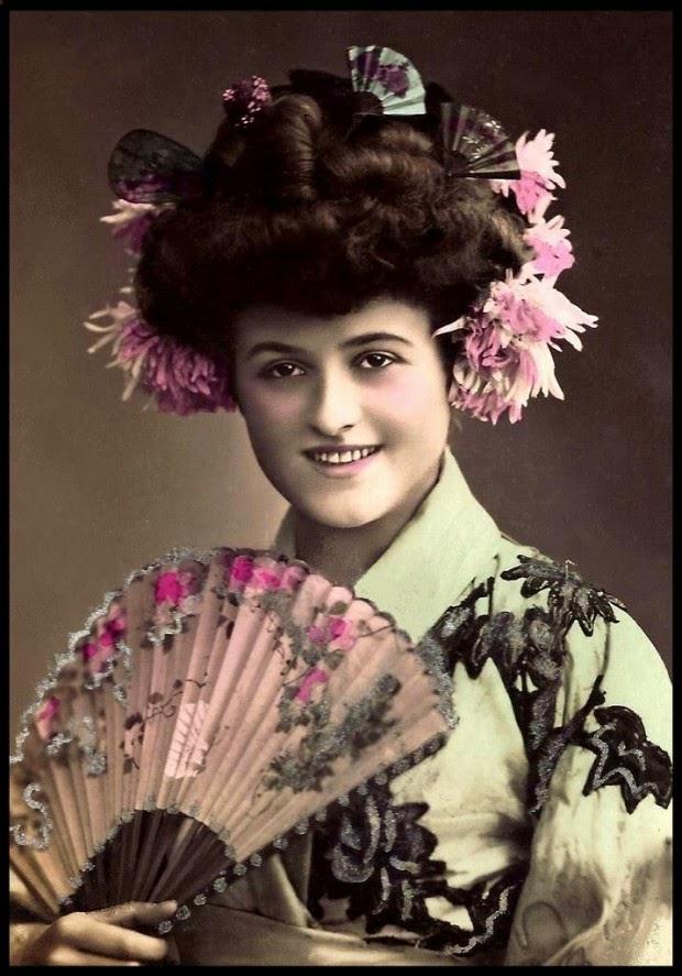 Фотография: Гейши-иностранки в Японии начала 20-го века №12 - BigPicture.ru