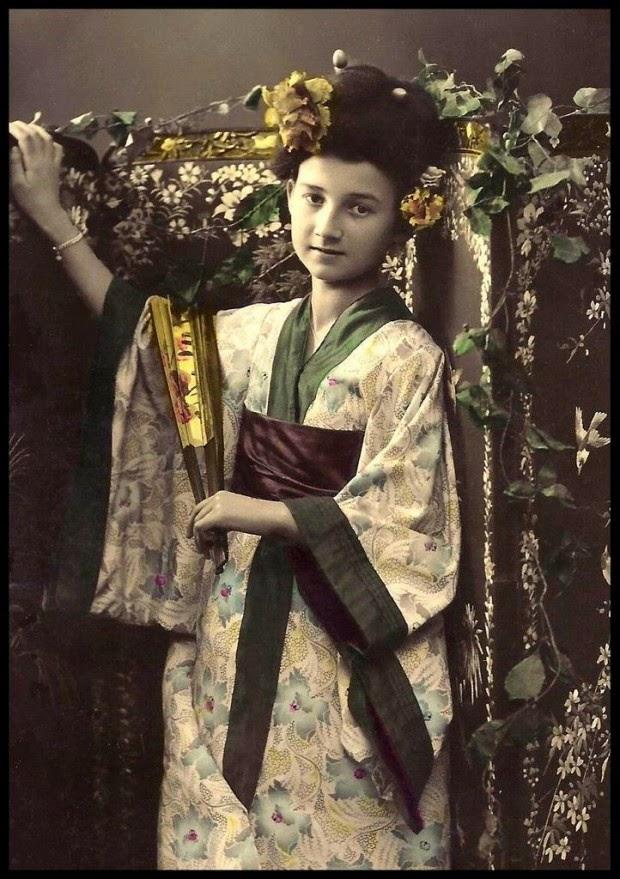 Фотография: Гейши-иностранки в Японии начала 20-го века №24 - BigPicture.ru