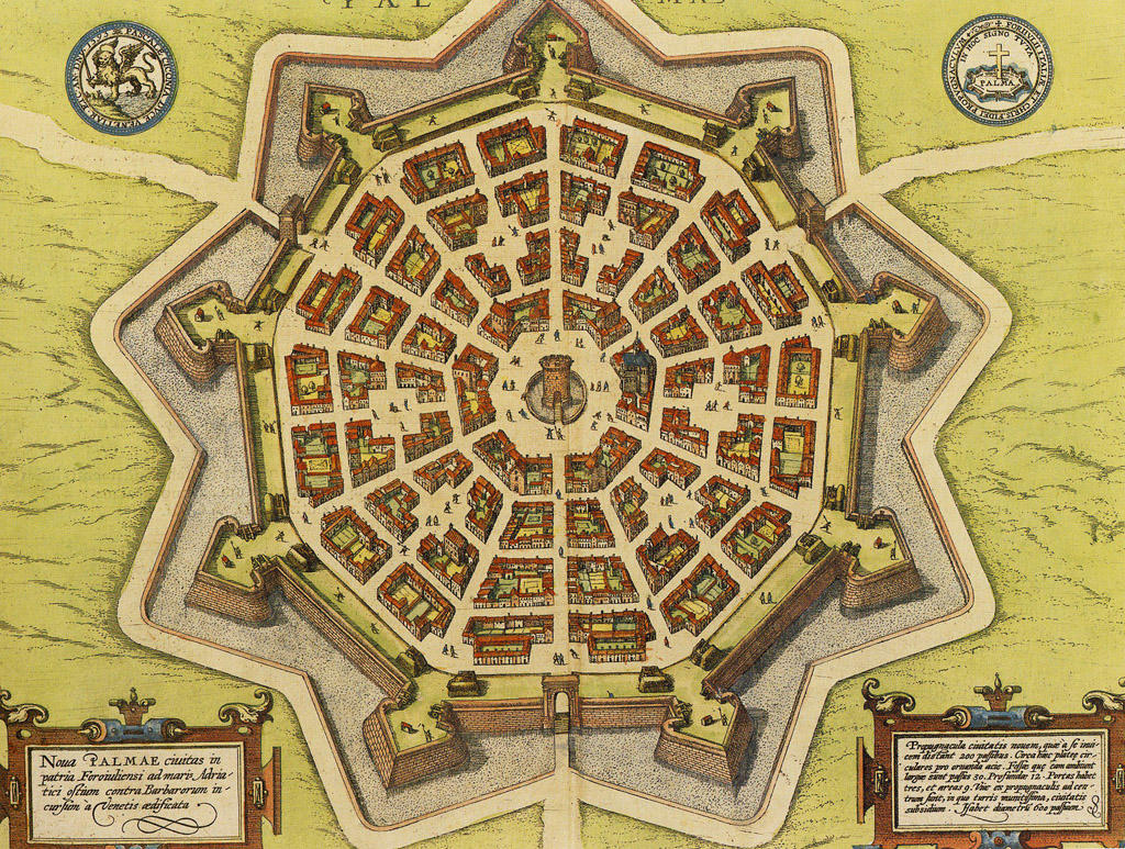 Пальманова — симметричный город-крепость в Италии