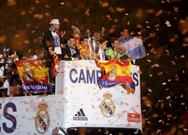 Мадрид празднует победу «Реала»