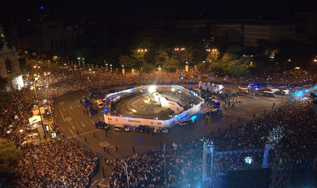 Фотография: Мадрид празднует победу 