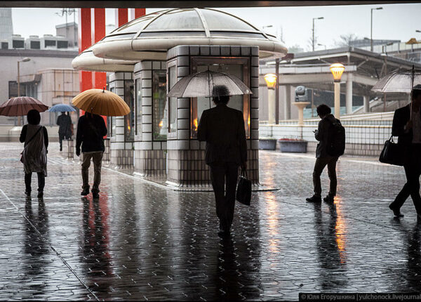 Токио, город зонтиков