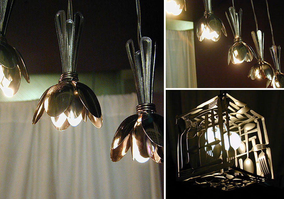 Фотография: 22 идеи изготовления светильников и люстр из повседневных предметов №32 - BigPicture.ru