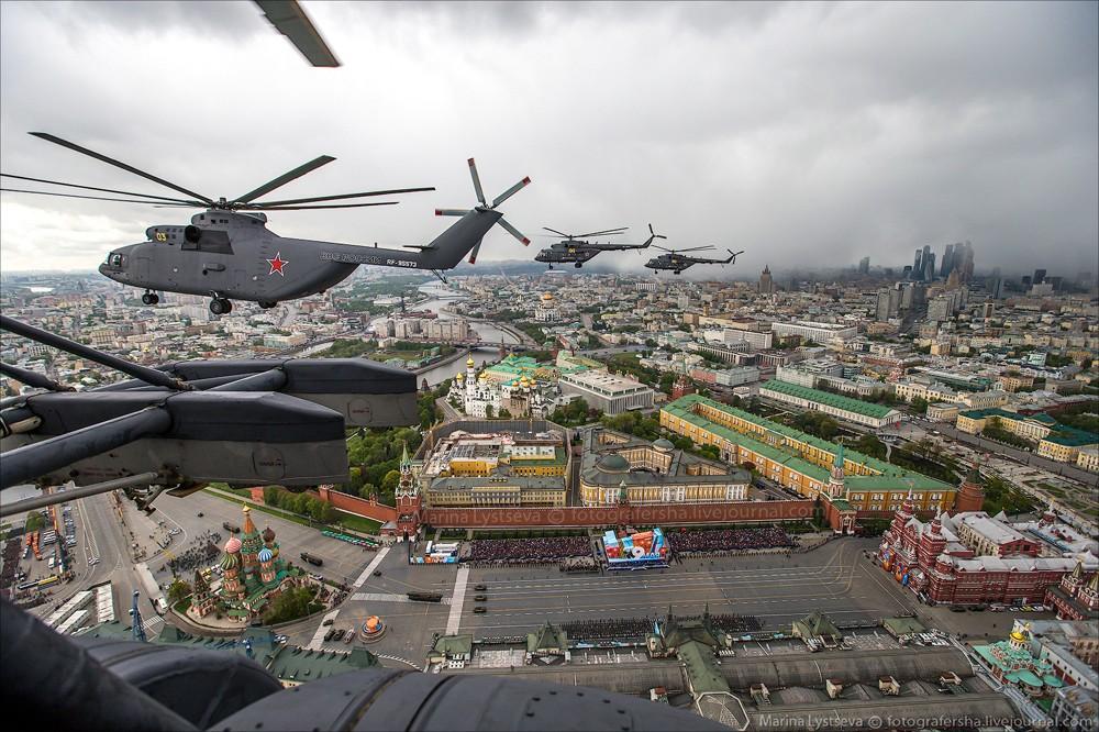 Фотография: Генеральная репетиция парада Победы и Москва с вертолета №2 - BigPicture.ru
