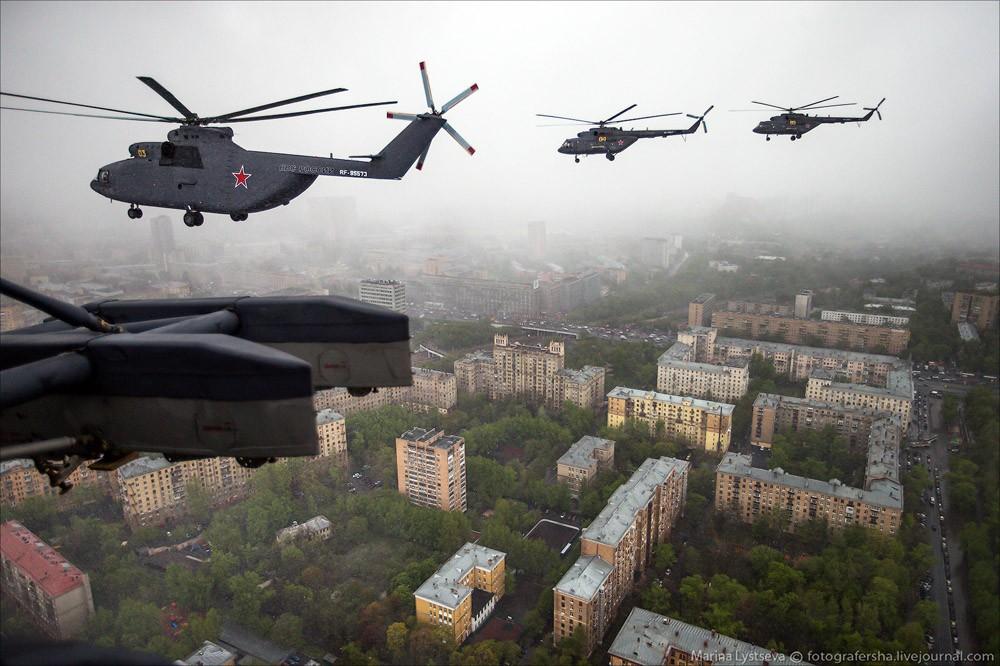 Фотография: Генеральная репетиция парада Победы и Москва с вертолета №15 - BigPicture.ru