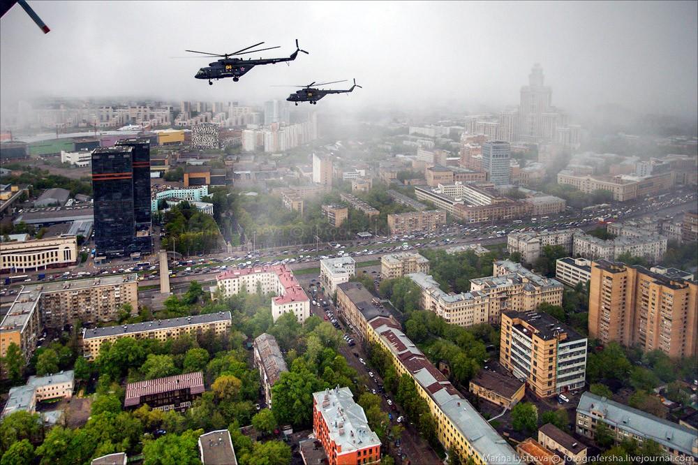 Фотография: Генеральная репетиция парада Победы и Москва с вертолета №17 - BigPicture.ru