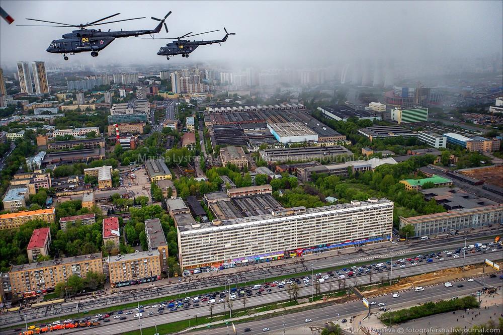 Фотография: Генеральная репетиция парада Победы и Москва с вертолета №18 - BigPicture.ru