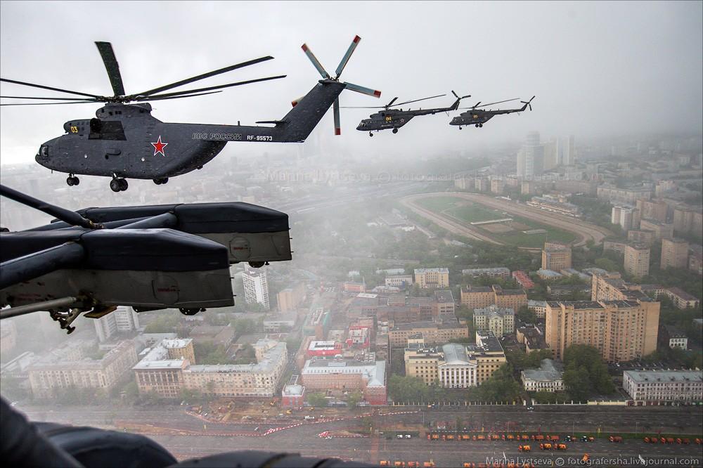 Фотография: Генеральная репетиция парада Победы и Москва с вертолета №20 - BigPicture.ru