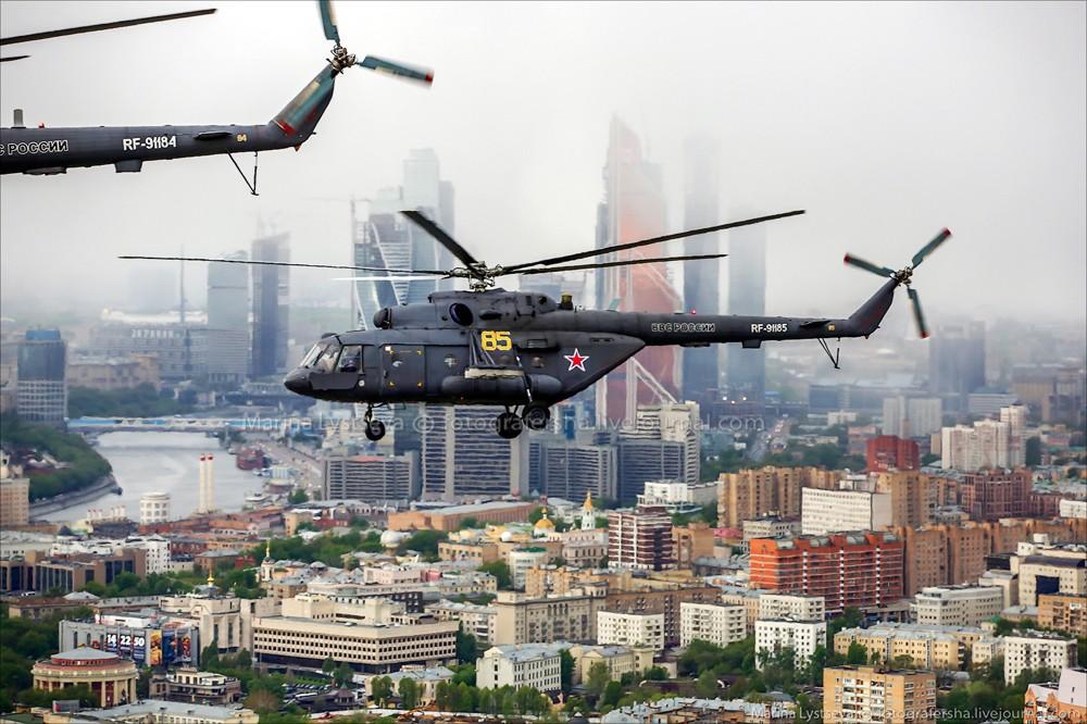 Фотография: Генеральная репетиция парада Победы и Москва с вертолета №23 - BigPicture.ru