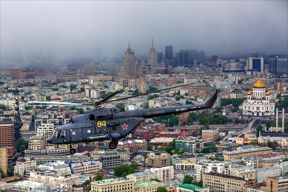 Фотография: Генеральная репетиция парада Победы и Москва с вертолета №34 - BigPicture.ru