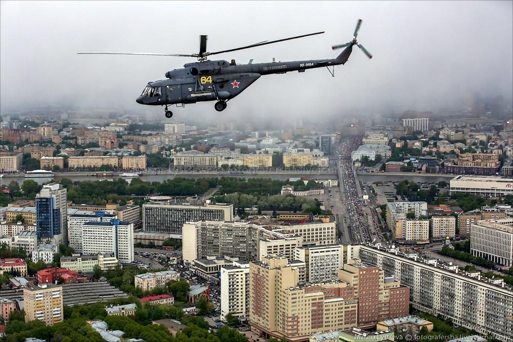 Фотография: Генеральная репетиция парада Победы и Москва с вертолета №35 - BigPicture.ru
