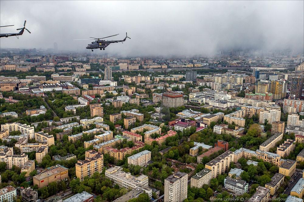 Фотография: Генеральная репетиция парада Победы и Москва с вертолета №39 - BigPicture.ru